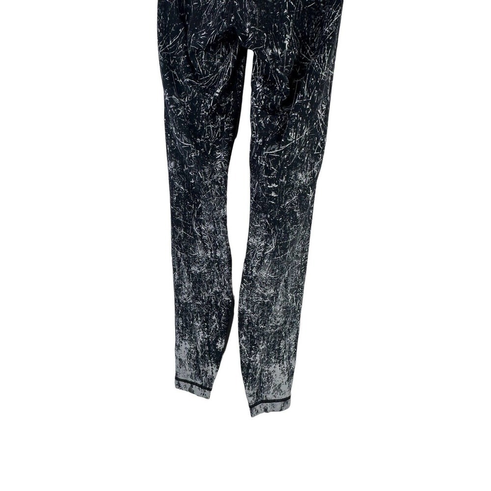 Lululemon Wunder Under Hi-Rise Tight 28" Alouette Alpine White Black Pant Size 4 - Picture 8 of 14
